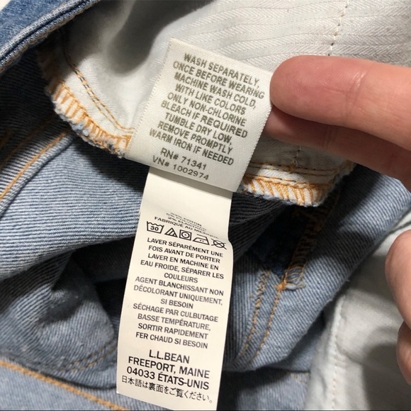 LL Bean Favorite Fit Straight Leg Jeans - Picture 10 of 13